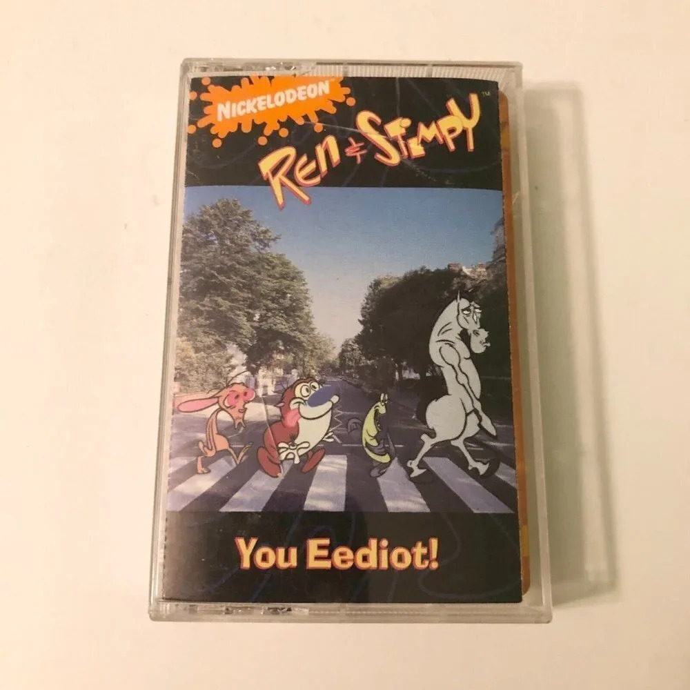 Vtg 1993 Ren And Stimpy Show You Eediot Cassette Tape
